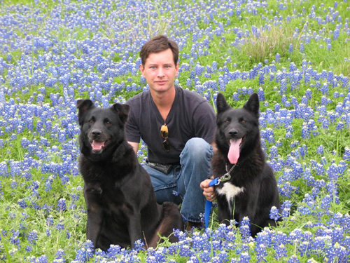 Jeremy with Chuck and Ralph